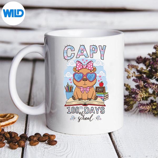 Capy 100th Days Of School Capybara 100 Days Smarter Cute Design for Cricut 3 Capy 100th Days Of School Capybara 100 Days Smarter Cute Design for Cricut - Image 3
