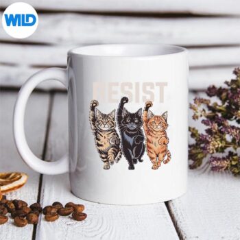 CatsResistCatProtestAgainstTariffsmug 1