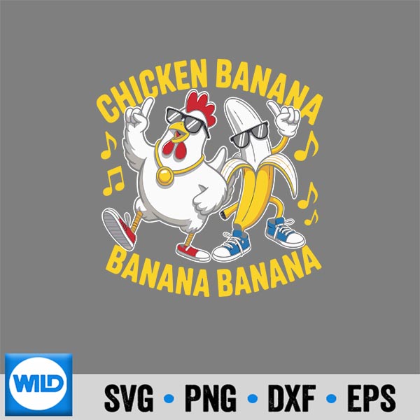 Chicken Banana Banana Banana Music Lover Musician SVG PNG Digital Download 7 ChickenBananaBananaBananaMusicLoverMusician