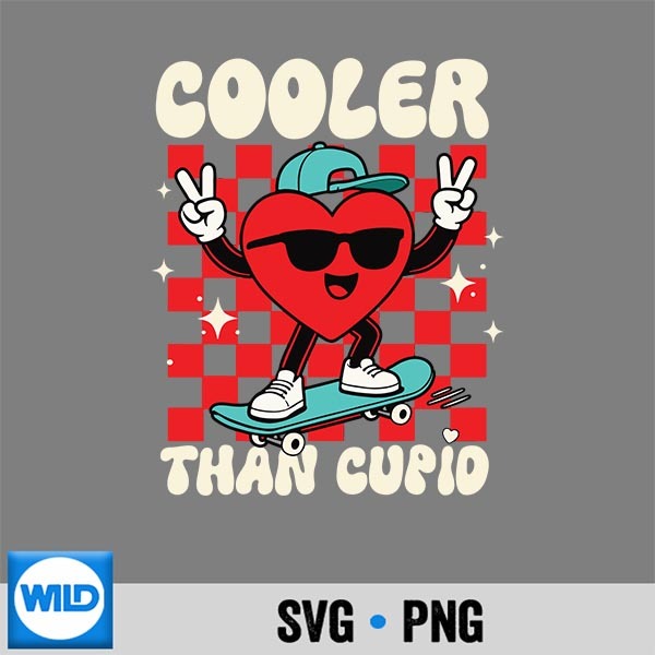 Cooler Than Cupid Valentines Day For Girls Digital Design 1 Cooler Than Cupid Valentines Day For Girls Digital Design