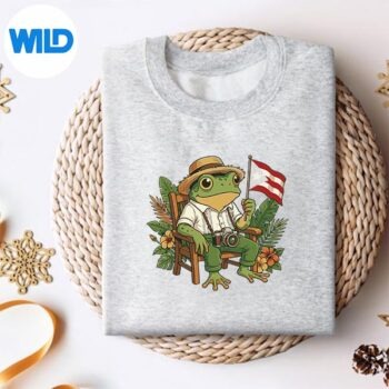 CoquiFrogPuertoRicoFlagTainoBoricuaHispanicPalmsweater