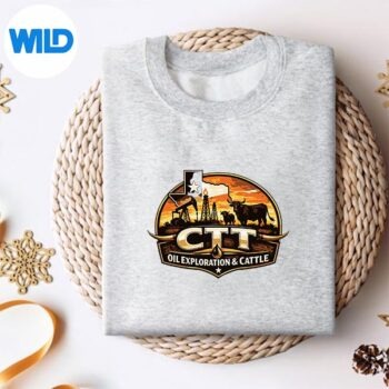 Ctt Oil Exploration And Cattle Oilfield Ranch SVG PNG 4 CttOilExplorationAndCattleOilfieldRanchsweater