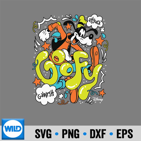 Disney Goofy Doodles Vintage Digital Design 7 DisneyGoofyDoodlesVintage