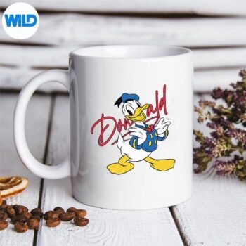 Disney Mickey And Friends Donald Duck Silhouette SVG PNG Cut File 5 DisneyMickeyAndFriendsDonaldDuckmug