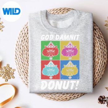 DungeonCrawlerCarlGodDamnitDonutCatsweater