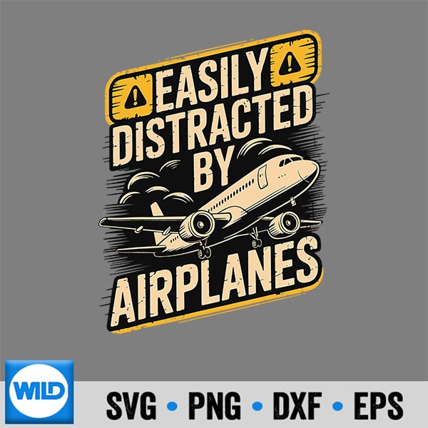 EasilyDistractedByAirplanesVintage