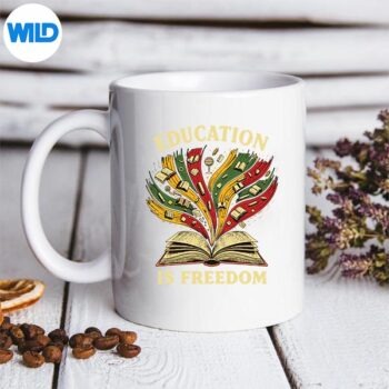 EducationIsFreedomBlackHistoryTeacherMelaninAfricanmug