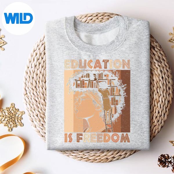Education Is Freedom Black Teacher Books Black History Month Digital Download 2 Education Is Freedom Black Teacher Books Black History Month Digital Download - Image 2
