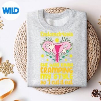 Endometriosis Warrior Endo Warrior Endo Awareness Digital Design 4 EndometriosisWarriorEndoWarriorEndoAwarenesssweater