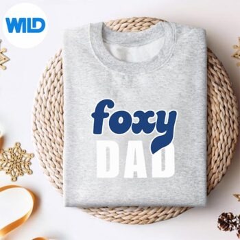 FoxyDadRetroVintageDadCartoonTrendingsweater