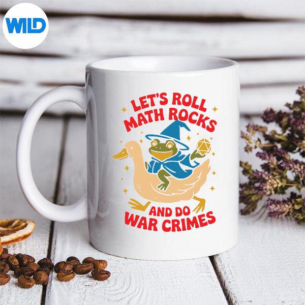 Frog Goose Lets Roll Math Rocks And Do War Crimes Vector Design 3 Frog Goose Lets Roll Math Rocks And Do War Crimes Vector Design - Image 3