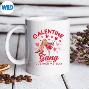 GalentineGangBlackGalentineDaymug