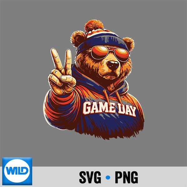 Game Day Bear Lovers For Youth Girls Digital Download 1 Game Day Bear Lovers For Youth Girls Digital Download