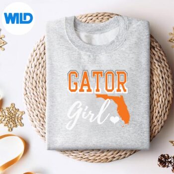 GatorGirlFloridaHeartMapShapeSouvenirsweater 1