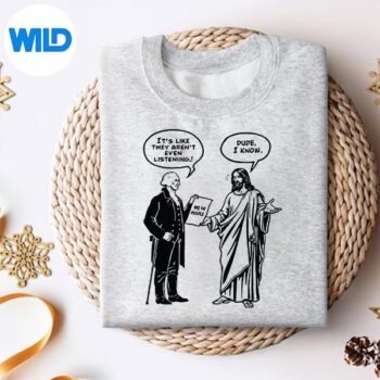 GeorgeWashingtonJesusHistoricalReligiousMemesweater