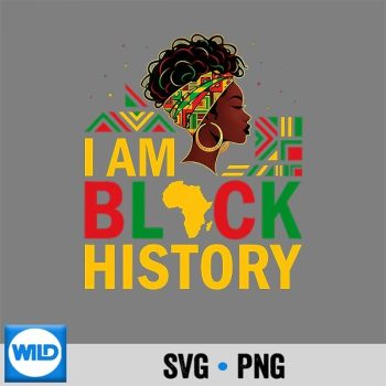 Girl Black History Month African American Afro Girls SVG PNG Cut File