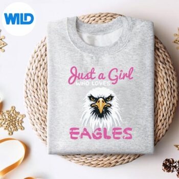 GirlWhoLovesEagleBaldEagleWildlifeGirlssweater