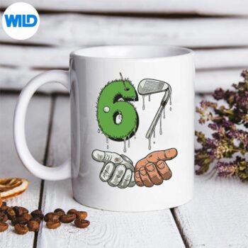 Golf67PuttingGreenIronClubSixSeven67Golfmug