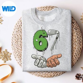 Golf67PuttingGreenIronClubSixSeven67Golfsweater