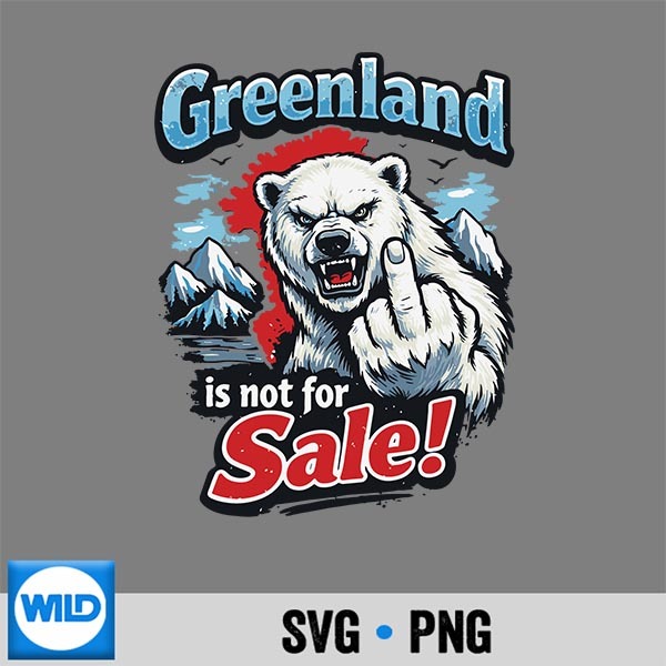 Greenland Is Not For Sale Silhouette SVG PNG 1 Greenland Is Not For Sale Silhouette SVG PNG