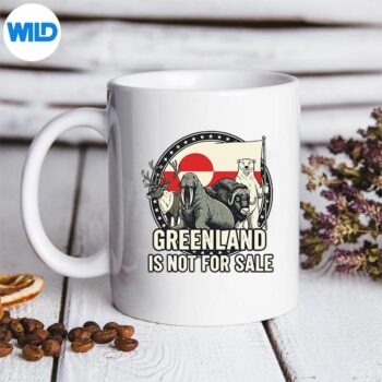 GreenlandNotForSaleGreenlandFlagAnimalsGreenlandersmug 1
