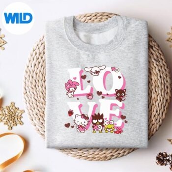 HelloKittyValentinesDayLoveCuteSanrioFriendssweater