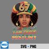 I Am Black History 67 Afro Woman African American Pride SVG PNG Cut File 6 IAmBlackHistory67AfroWomanAfricanAmericanPride