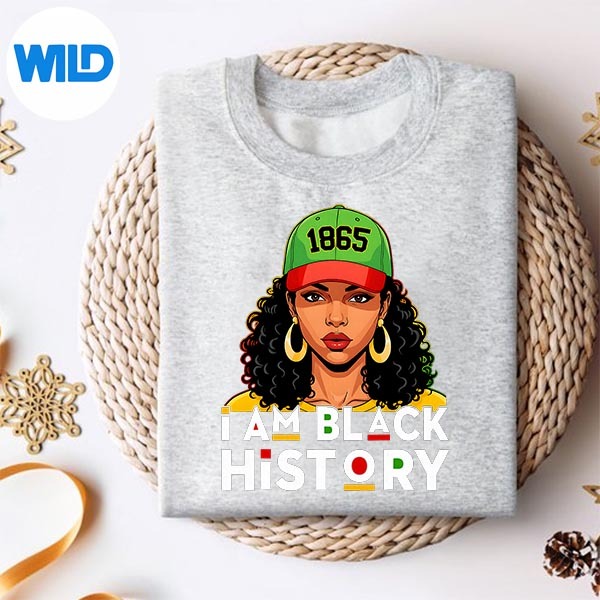 I Am Black History Girl Black History Month Juneteenth Love Design for Cricut 2 I Am Black History Girl Black History Month Juneteenth Love Design for Cricut - Image 2