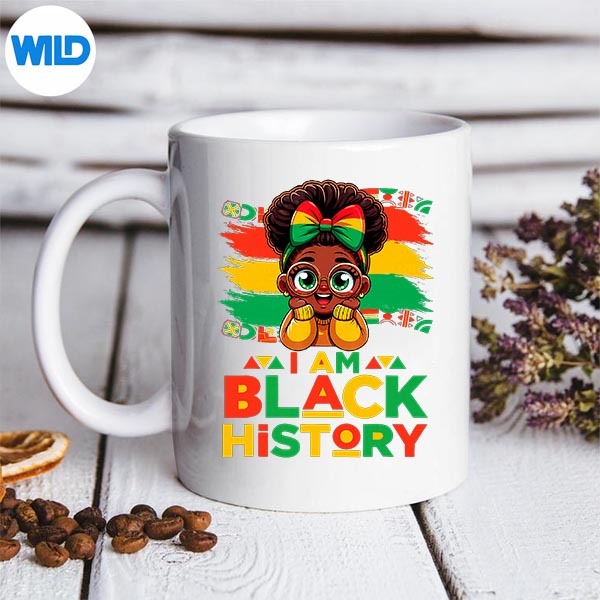 I Am Black History Month Black Melanin Girl SVG PNG Cut File 3 I Am Black History Month Black Melanin Girl SVG PNG Cut File - Image 3