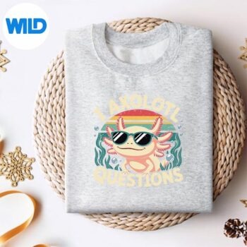IAxolotlQuestionsAdultsYouthRetroAxolotlsweater