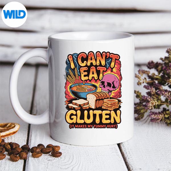 I Cant Eat Gluten It Makes My Tummy Hurt Design for Cricut 3 I Cant Eat Gluten It Makes My Tummy Hurt Design for Cricut - Image 3