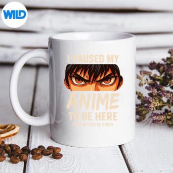 IPausedMyAnimeToBeHereJapanKawaiiAnimemug 1