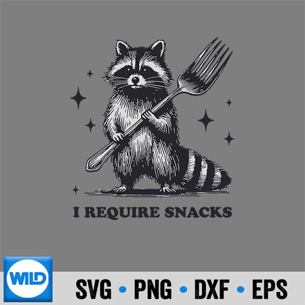IRequireSnacksSnackRaccoonHungryStreetCatsSnacks