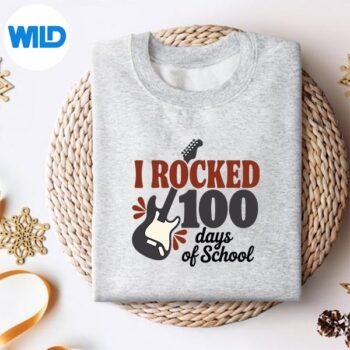IRocked100DaysOfSchoolForGirls100thDaysweater