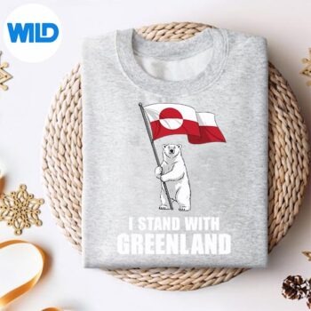 IStandWithGreenlandFlagBearKalaallitGreenlanderssweater