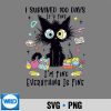 I Survived 100 Days Of School Teacher Cat Lover SVG PNG Download 7 ISurvived100DaysOfSchoolTeacherCatLover