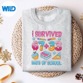 ISurvived6733DaysOfSchool100DaysOfSchool67Memesweater