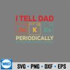 I Tell Dad Jokes Periodically Element Vintage Fathers Day SVG PNG Digital Design 7 ITellDadJokesPeriodicallyElementVintageFathersDay