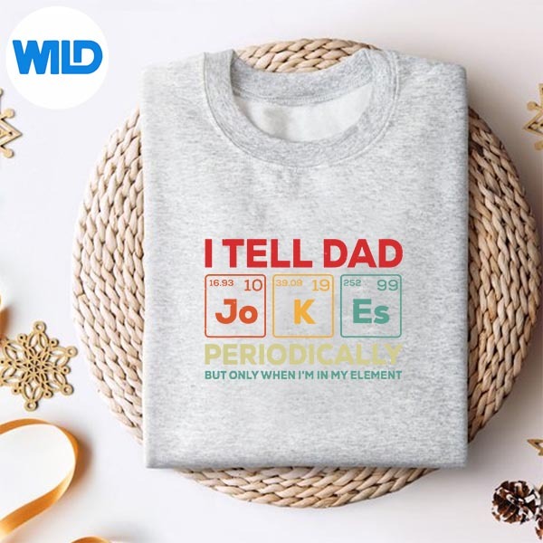 I Tell Dad Jokes Periodically Element Vintage Fathers Day SVG PNG Digital Design 2 I Tell Dad Jokes Periodically Element Vintage Fathers Day SVG PNG Digital Design - Image 2