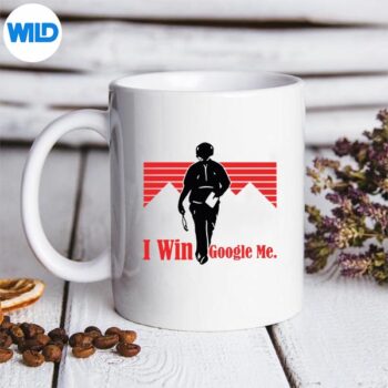 IWinGoogleMeMotivationalRetroSilhouettemug 1
