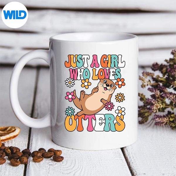Just A Girl Who Loves Otters Cute Otter PNG SVG for Cricut 3 Just A Girl Who Loves Otters Cute Otter PNG SVG for Cricut - Image 3