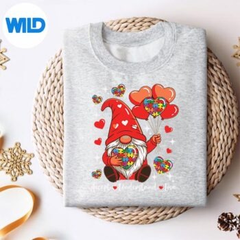 Love Accept Understand Valentine Hearts Gnome Proud Autism Digital Design 4 LoveAcceptUnderstandValentineHeartsGnomeProudAutismsweater