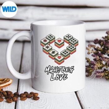 MahjongLoveChineseGamePlayerItsMahjongTimemug