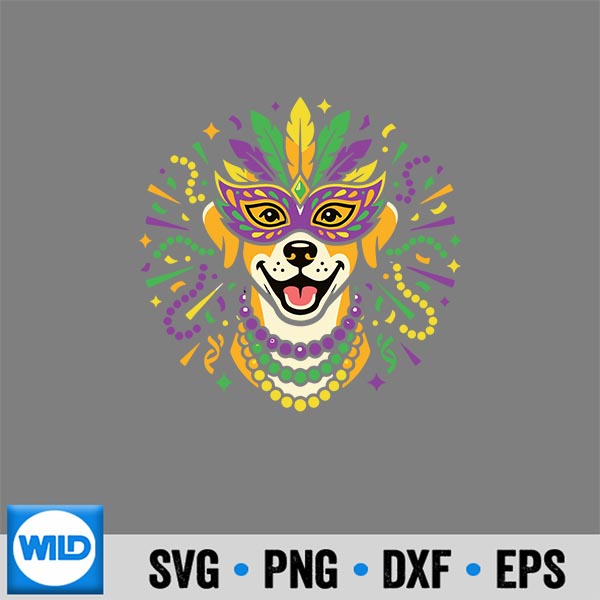 MardiGrasChesapeakeBayRetrieverDog