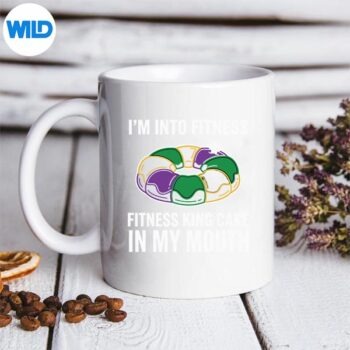 MardiGrasKingCakeFitnessPunFatTuesdayFoodHumormug