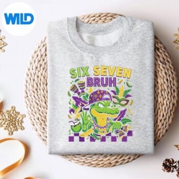 MardiGrasSixSevenBruhMardigatorAlligator67Memesweater
