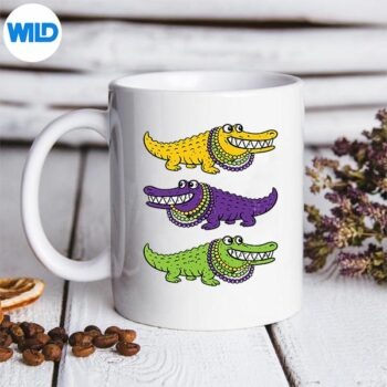 MardigatorMardiGrasAlligatorCrocodilesmug