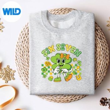 Meme67StPatricksDaySixSevenShamrockGirlssweater