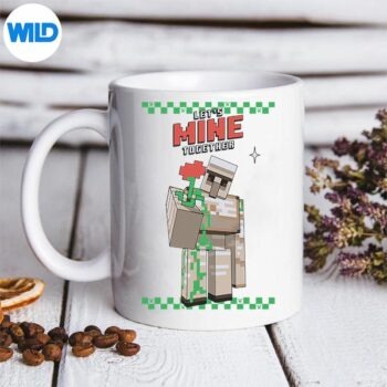 Minecraft Iron Golem Rose Sweet Digital Design 5 MinecraftIronGolemRoseSweetmug