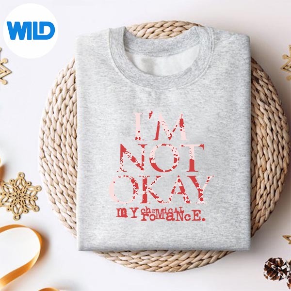 My Chemical Romance Im Not Ok SVG Cut File 2 My Chemical Romance Im Not Ok SVG Cut File - Image 2